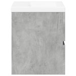 vidaXL Ensemble de meubles de salle de bain 2 Pièces gris béton