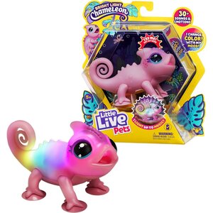 Moose Toys 26365 - Little Live Pets - Nova le caméléon lumineux