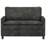 vidaXL Canapé Anthracite 126 x 81 x 87 5 cm Polyester