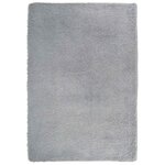 vidaXL Tapis shaggy à poils longs NAVARRA gris clair 200x290 cm