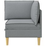 vidaXL Sofa avec rangement Tissu