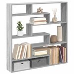 vidaXL Étagère cube murale 7 compartiments sonoma gris
