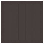 vidaXL Set repas jardin 5 pièces avec coussins marron poly rotin