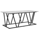 vidaXL Table basse Sonoma gris 100 x 50 x 40 cm