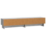 vidaXL Meuble TV 147 x 34 5 x 30 cm Sonoma gris Bois d'ingénierie
