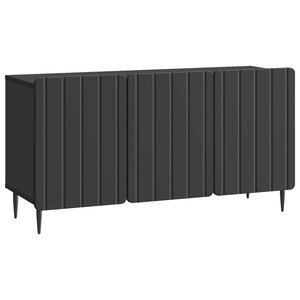vidaXL Meuble TV 99 x 34 5 x 52 cm Noir Bois d'ingénierie