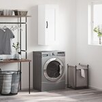 vidaXL Armoire murale blanc 34 5x34x90 cm bois d'ingénierie