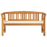 vidaXL banc Finition à l'huile naturelle 157 x 46 x 82 5 cm