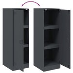 vidaXL Buffet anthracite 34 5x39x107 cm acier