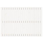 vidaXL Tête de lit murale Blanc 127 5x3x90 cm Bois massif de pin
