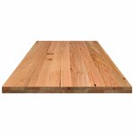 vidaXL Dessus de table marron clair bois chêne massif rectangulaire