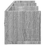 vidaXL Armoire murale sonoma gris 75x18x16 5 cm bois d'ingénierie