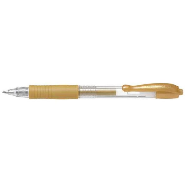 Stylo bille à encre gel G2 07 Metallic  or x 12 PILOT