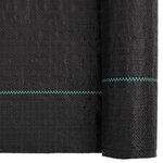 vidaXL Membrane anti-mauvaises herbes noir 2x10 m PP