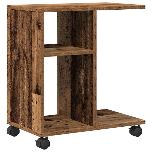vidaXL Table d'appoint Bois ancien 50 x 30 x 55 cm Bois d'ingénierie