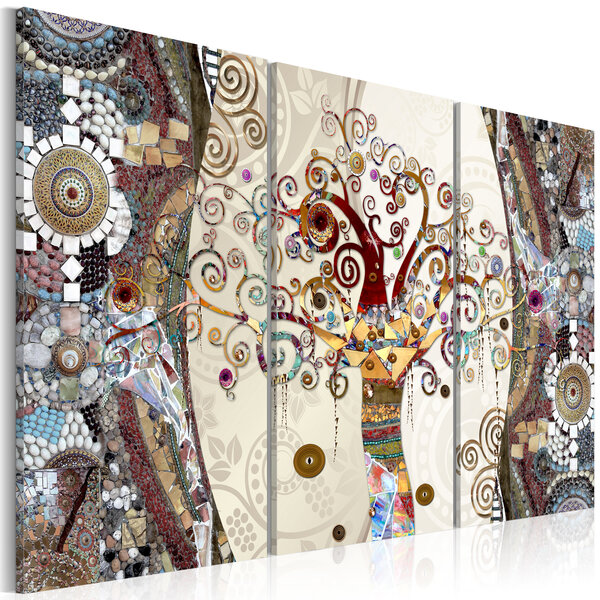 Tableau - mosaic tree  l x h en cm 120x80