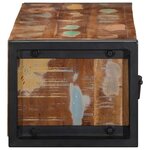 vidaXL Meuble TV 100x30x25 cm Bois de récupération solide