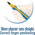 Crayon Graphite KIDS BEGINNER EVOLUTION mine HB Ø 4mm ROSE BIC