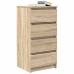 vidaXL Buffet chêne sonoma 37 5x35x76 cm bois d'ingénierie