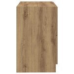vidaXL Meuble Sous Évier avec tiroir Chêne artisanal 78 x 37 x 59 cm