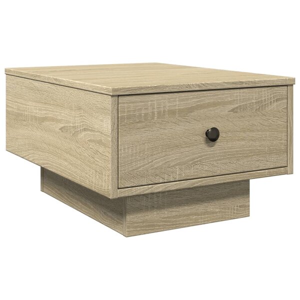 vidaXL Table basse chêne sonoma 60x45x31 cm bois d'ingénierie
