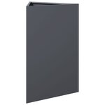 vidaXL Jardinière anthracite triangulaire 50x43x75 cm acier