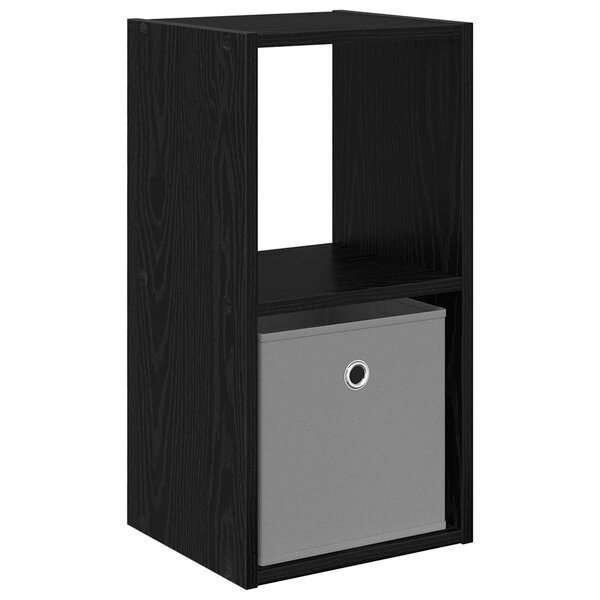 vidaXL Table de chevet avec tiroir Chêne noir 30 5 x 27 x 59 5 cm