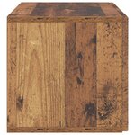 vidaXL Meuble TV mural Bois ancien 78 5 x 31 x 30 cm Bois d'ingénierie