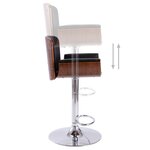 vidaXL Tabouret de bar Noir Similicuir