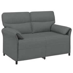 vidaXL Canapé 100  polyester  cadre en métal  MDF  Contreplaqué
