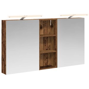 vidaXL Ensemble de Meubles de Salle de Bain 3 Pièces 130 x 14 5 x 70 cm