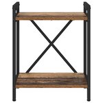 vidaXL Bibliothèque Bois ancien 40 x 30 x 48.5 cm Bois d'ingénierie