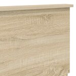 vidaXL Tête de lit Chêne Sonoma 120 cm Bois d'ingénierie