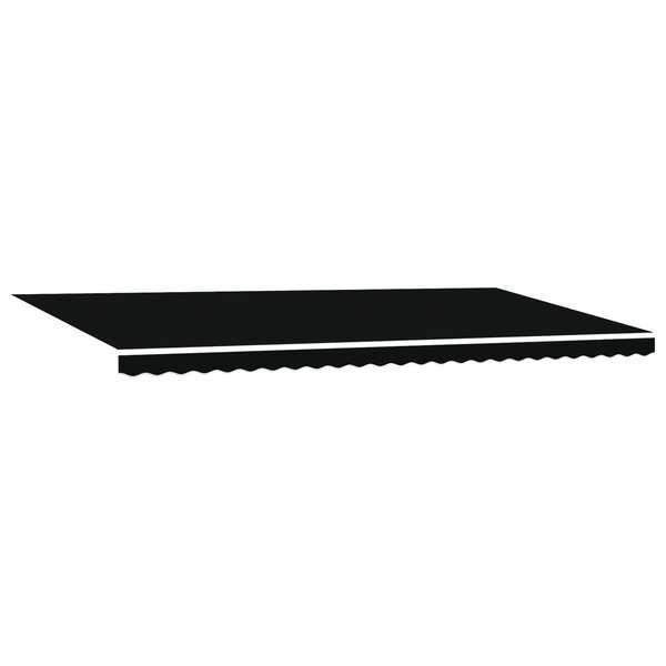 Auvent Rétractable Automatique vidaXL Noir 600x300 cm