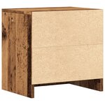vidaXL Table de chevet vieux bois 40x30x40 cm bois d'ingénierie