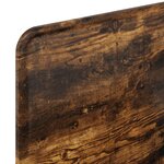 vidaXL Tête de lit Chêne fumé 75 cm Bois d'ingénierie
