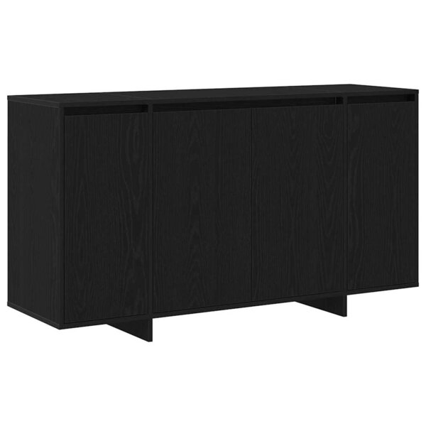 vidaXL Buffet Chêne noir 135 x 41 x 75 cm Bois d'ingénierie