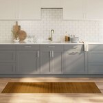 vidaXL Tapis rectangulaire marron 60x200 cm bambou