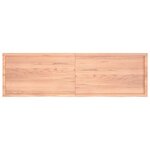 vidaXL Étagère murale marron clair bois chêne massif traité