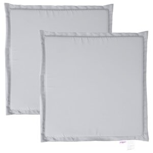 vidaXL Coussins de siège de jardin lot de 2 gris clair 45x45x2cm carré