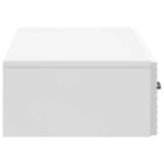 vidaXL Table d'appoint murale 87 5 x 34 5 x 17 cm Bois d'ingénierie