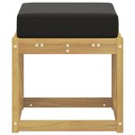 vidaXL Banc de Jardin Bois d'Acacia Massif Blanc