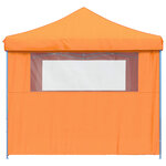 vidaXL Tente de fête 292 x 292 x 315 cm Orange Tissu Oxford