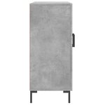 vidaXL Buffet gris béton 90x34x80 cm bois d'ingénierie