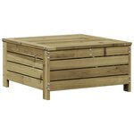 vidaXL Salon de jardin 6 Pièces avec coussins bois de pin imprégné