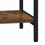 vidaXL Étagère Chêne fumé 80 x 30 x 146 cm Bois d'ingénierie