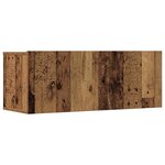 vidaXL Ensemble de meuble TV mural 7 Pièces vieux bois bois d'ingénierie