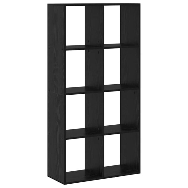 vidaXL Bibliothèque Chêne noir 69 5 x 29 x 137 5 cm Bois d'ingénierie
