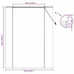 vidaXL Store de Fenêtre avec des rideaux Marron 150 x 220 cm Bambou