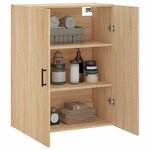 vidaXL Armoire murale chêne sonoma 69 5x34x90 cm